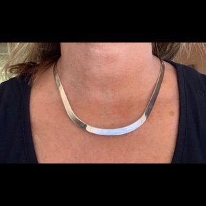 Silpada Silver Collar Necklace.  Retired -Rare